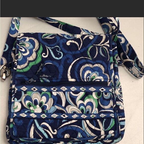 Vera Bradley Mosaic (retired) Print Messenger Crossbody - Picture 6 of 9